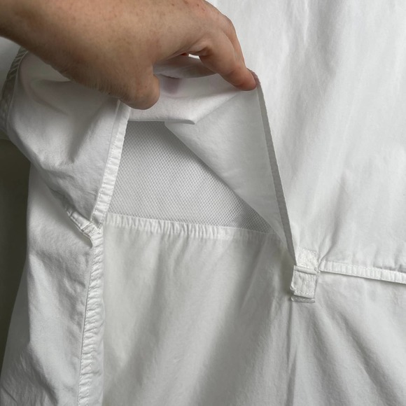 Cabela's Men's XL Lightweight Vented‎ Fishing Shirt Button Up Short Sleeve White - Picture 9 of 13